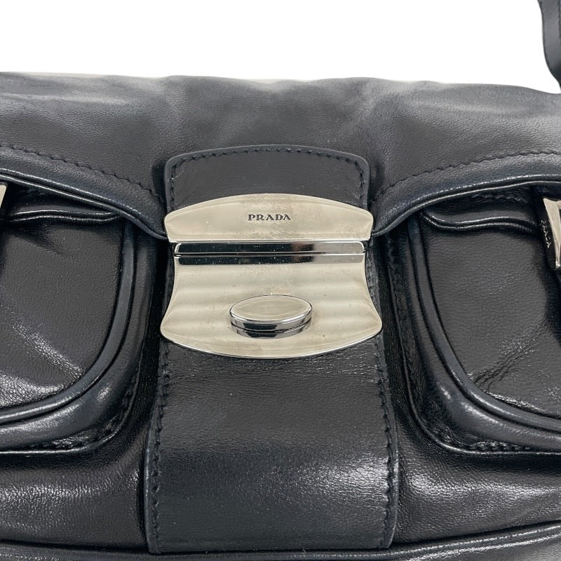 【中古】【PRADA】プラダ ショルダーバッグ BR2668 カーフ レディース