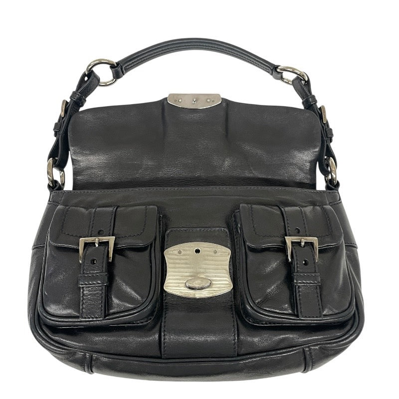 【中古】【PRADA】プラダ ショルダーバッグ BR2668 カーフ レディース