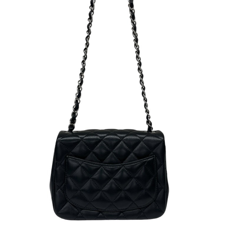 【CHANEL】シャネル ミニマトラッセ A35200 ショルダーバッグ ラムスキン レディース チェーンショルダー 黒 ブラック 24番