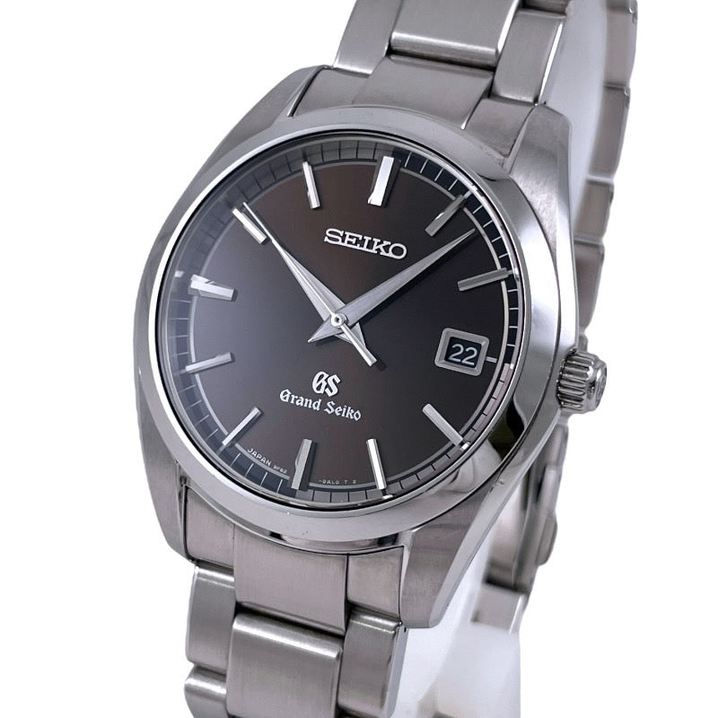 【Grand Seiko】グランドセイコー SBGX073 9F62-0AB0 腕時計 ステンレススチール メンズ ブラウン文字盤 デイト 茶 クォーツ