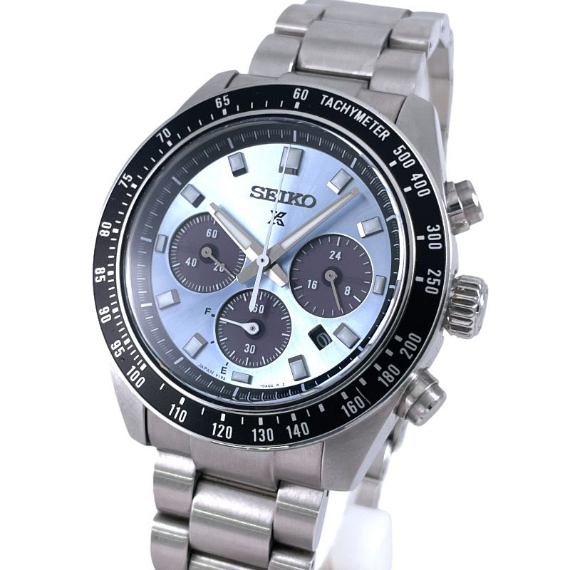 【SEIKO】セイコー プロスペックス SBDL109 V192-0AH0 腕時計 ステンレススチール レディース クロノグラフ アイスブルー ソーラー