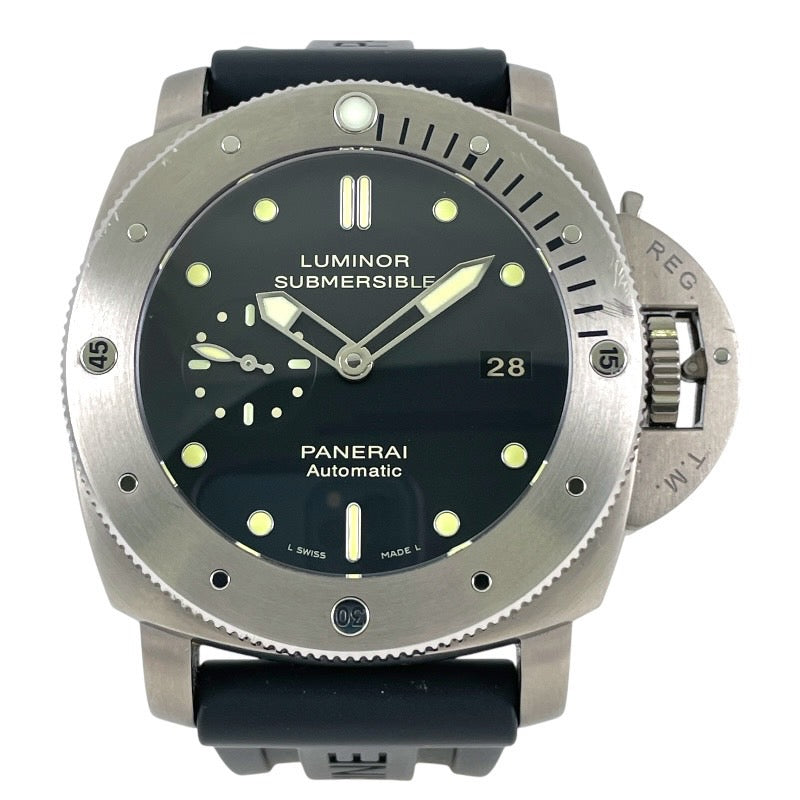 【PANERAI】パネライ サブマーシブル SUBMERSIBLE PAM00305 腕時計 メンズ 1950 3デイズ オートマティック チタニオ S番