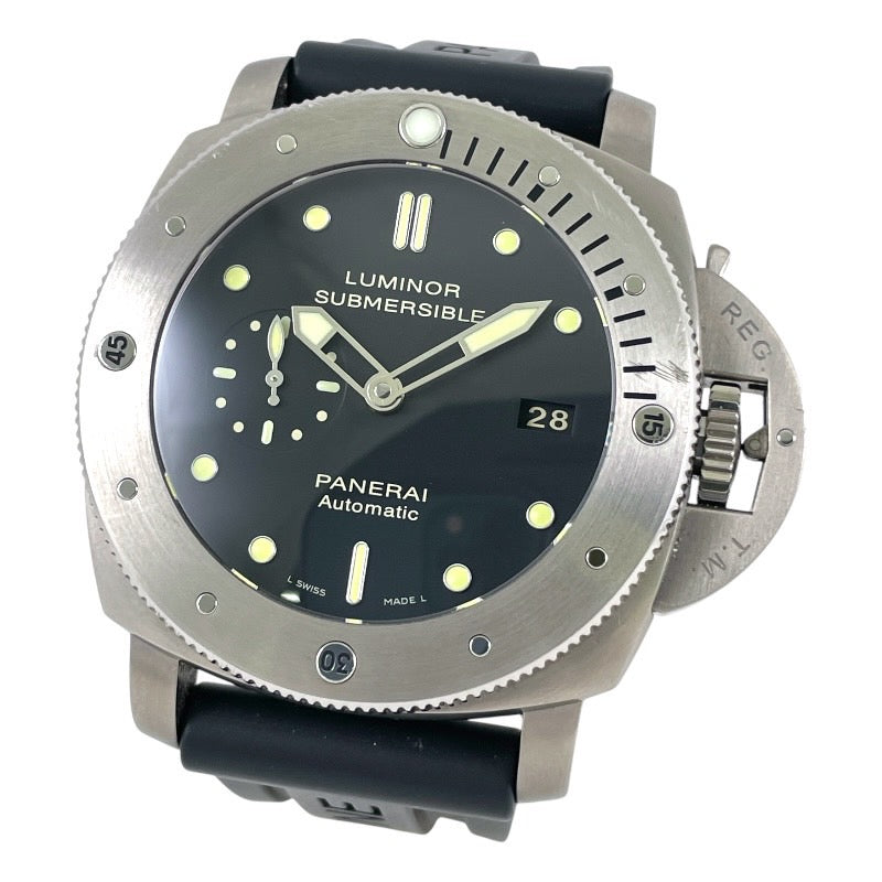 【PANERAI】パネライ サブマーシブル SUBMERSIBLE PAM00305 腕時計 メンズ 1950 3デイズ オートマティック チタニオ S番