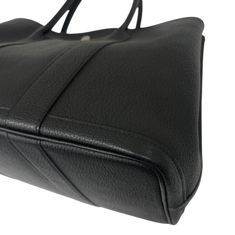 【HERMES】エルメス ガーデンパーティ36 トートバッグ ネゴンダ レディース PM D刻印 2019年製 黒 ブラック