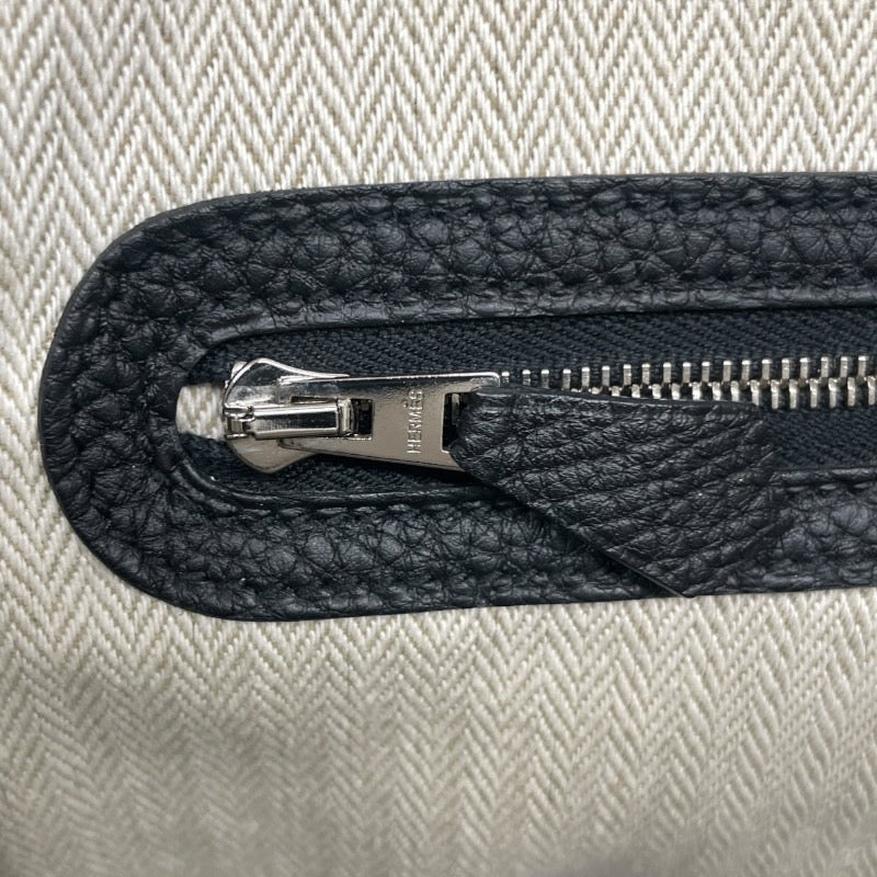 【HERMES】エルメス ガーデンパーティ36 トートバッグ ネゴンダ レディース PM D刻印 2019年製 黒 ブラック