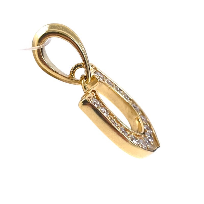 【REGALIA】レガリア ペンダントトップ K18イエローゴールド メンズ ゆきざき ダイヤ0.60ct 馬蹄 ホースシュー