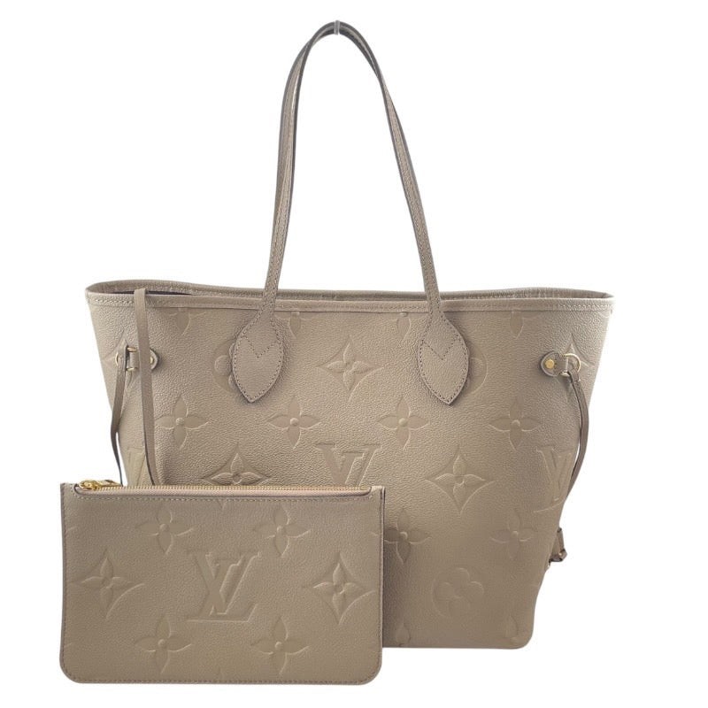 【LOUIS VUITTON】ルイ・ヴィトン ネヴァーフルMM M45686 トートバッグ レザー レディース ポーチ付 モノグラム アンプラント トゥルトレール