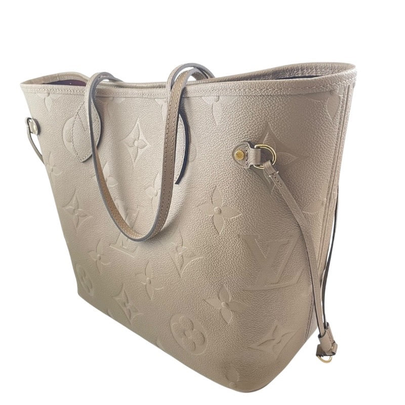 【LOUIS VUITTON】ルイ・ヴィトン ネヴァーフルMM M45686 トートバッグ レザー レディース ポーチ付 モノグラム アンプラント トゥルトレール