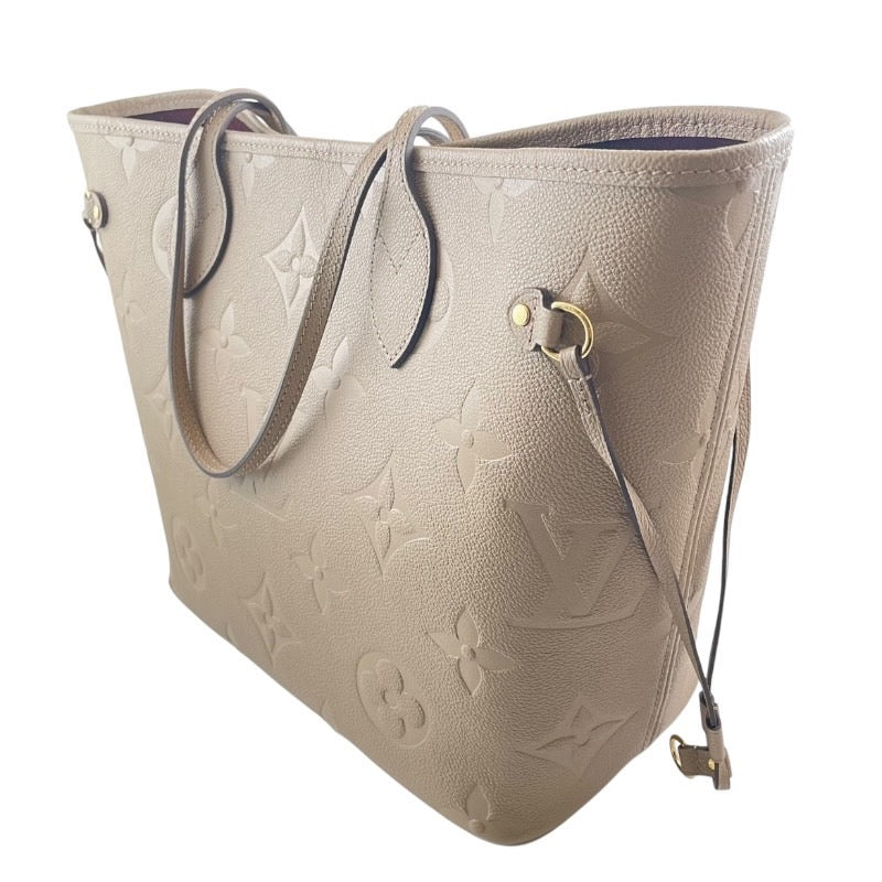 【LOUIS VUITTON】ルイ・ヴィトン ネヴァーフルMM M45686 トートバッグ レザー レディース ポーチ付 モノグラム アンプラント トゥルトレール