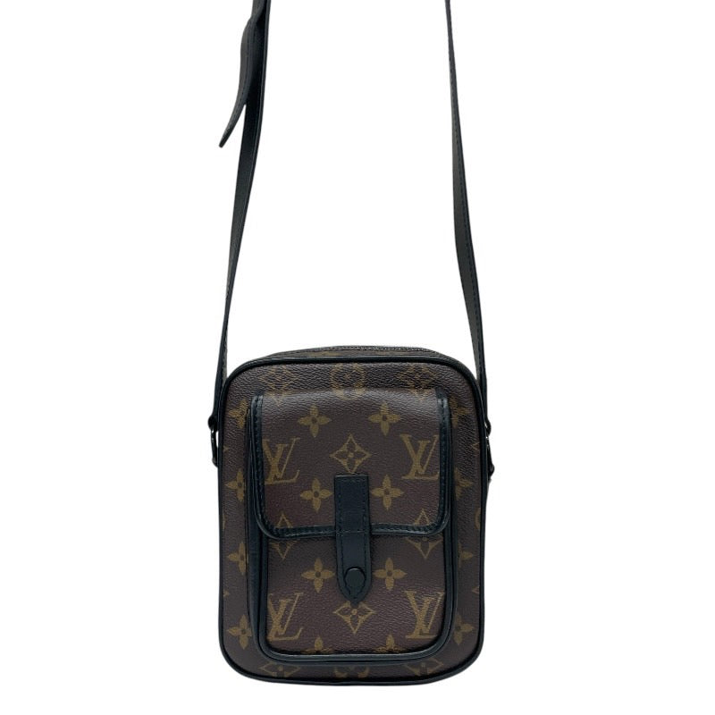 【LOUIS VUITTON】ルイ・ヴィトン クリストファー ウェアラブルウォレット M69404 ショルダーバッグ メンズ モノグラムマカサー ミニ ポシェット ポーチ
