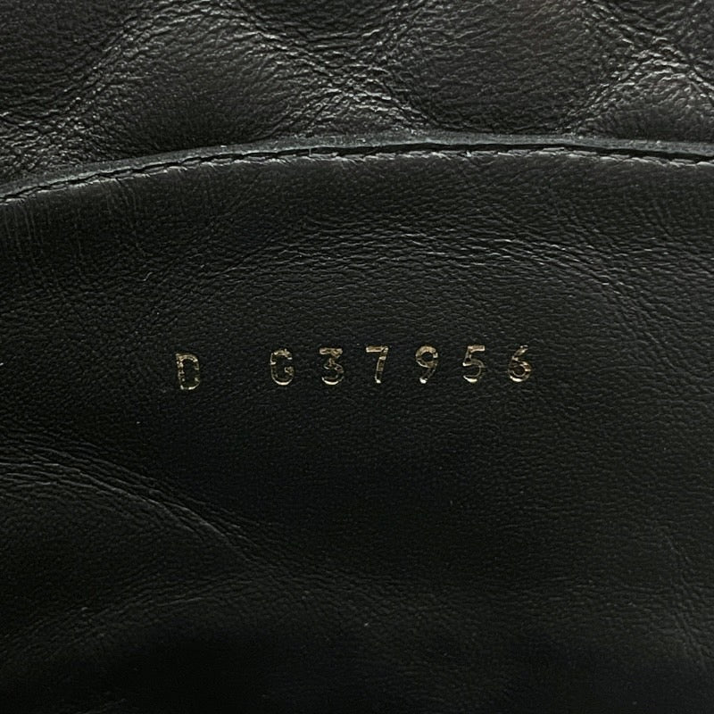 【CHANEL】シャネル マトラッセ ミドルブーツ G37956 ブーツ レザー レディース 36 1/2C 23.5cm レースアップ 黒 ブラック