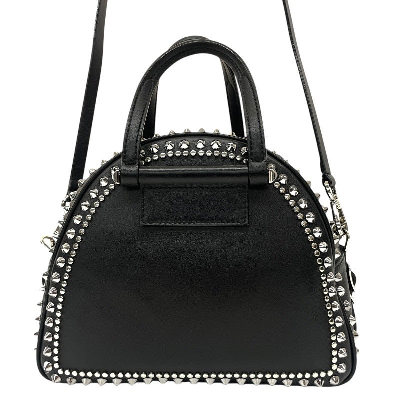 【JIMMY CHOO】ジミーチュウ ヴァレンヌ ボーリング S ハンドバッグ レザー レディース スタッズ 2WAY ショルダー 黒 ブラック