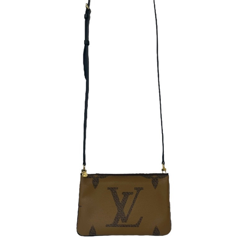 【LOUIS VUITTON】ルイ・ヴィトン ポシェット ドゥーブル ジップ M69203 ショルダーバッグ レディース モノグラム ジャイアント リバース ミニ