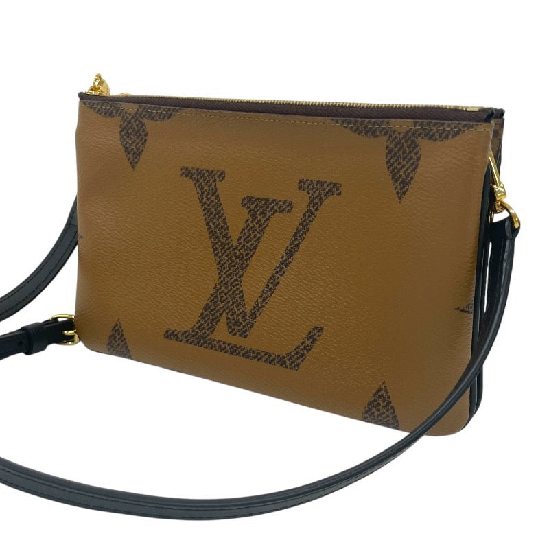 【LOUIS VUITTON】ルイ・ヴィトン ポシェット ドゥーブル ジップ M69203 ショルダーバッグ レディース モノグラム ジャイアント リバース ミニ