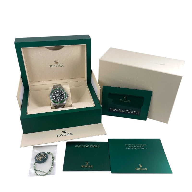 【ROLEX】ロレックス サブマリーナ 126610LV 腕時計 ステンレススチール メンズ ランダム番 2023年ギャラ グリーン 緑