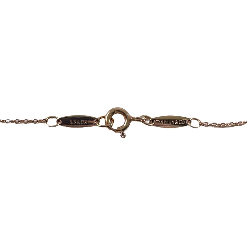 【TIFFANY&Co.】ティファニー バイザヤード ブレスレット K18ピンクゴールド レディース ダイヤモンド 3P 750