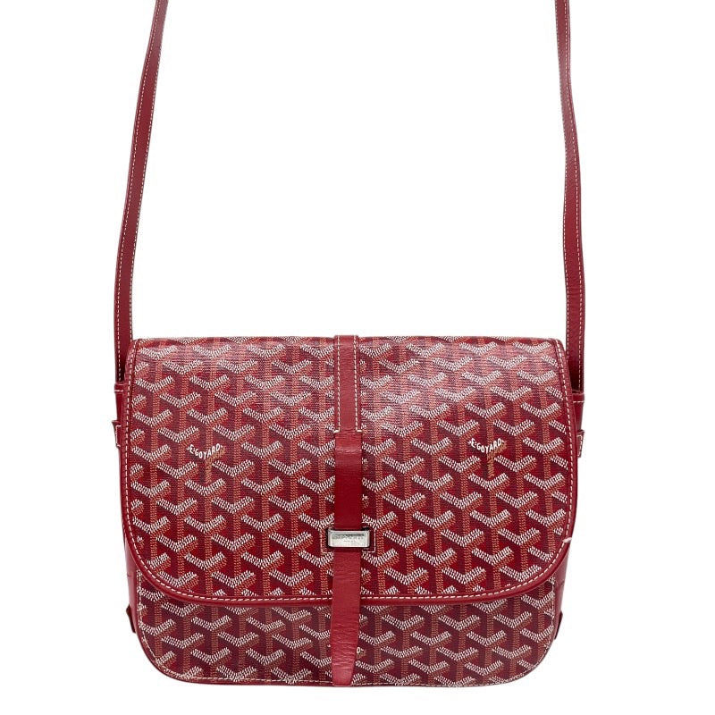 【GOYARD】ゴヤール ベルヴェデーレMM ショルダーバッグ レザー レディース メッセンジャー 赤 メンズ