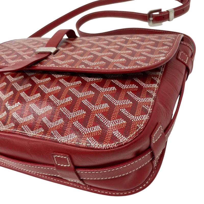 【GOYARD】ゴヤール ベルヴェデーレMM ショルダーバッグ レザー レディース メッセンジャー 赤 メンズ