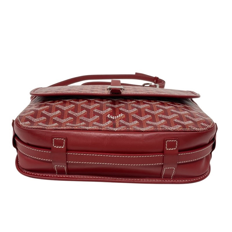 【GOYARD】ゴヤール ベルヴェデーレMM ショルダーバッグ レザー レディース メッセンジャー 赤 メンズ