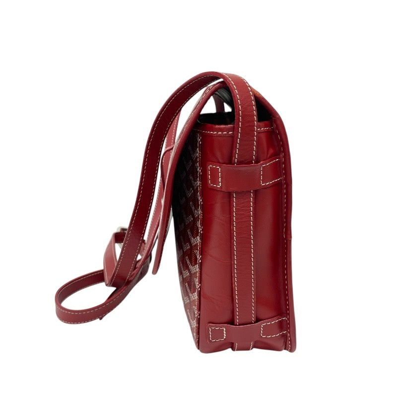 【GOYARD】ゴヤール ベルヴェデーレMM ショルダーバッグ レザー レディース メッセンジャー 赤 メンズ
