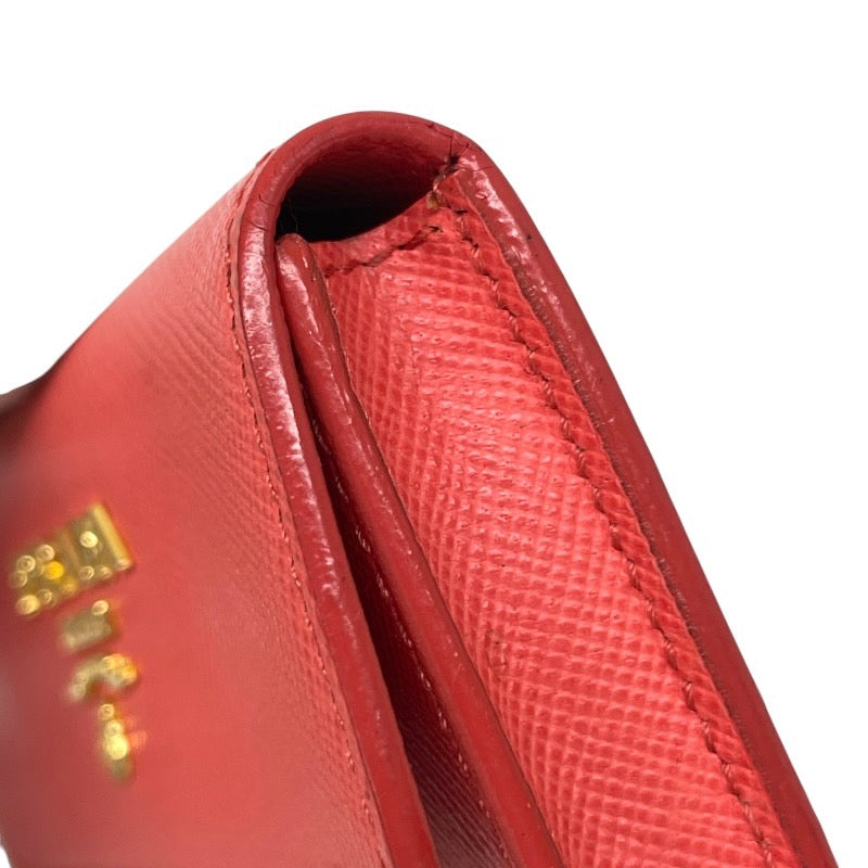 【PRADA】プラダ カードケース 1M0881 名刺入れ レザー レディース サフィアーノ オレンジ ピンク