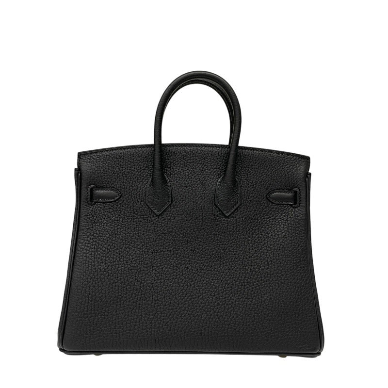 【HERMES】エルメス バーキン25 ハンドバッグ トゴ レディース ブラック 黒 トート W刻印 2024年製造 ゴールド金具