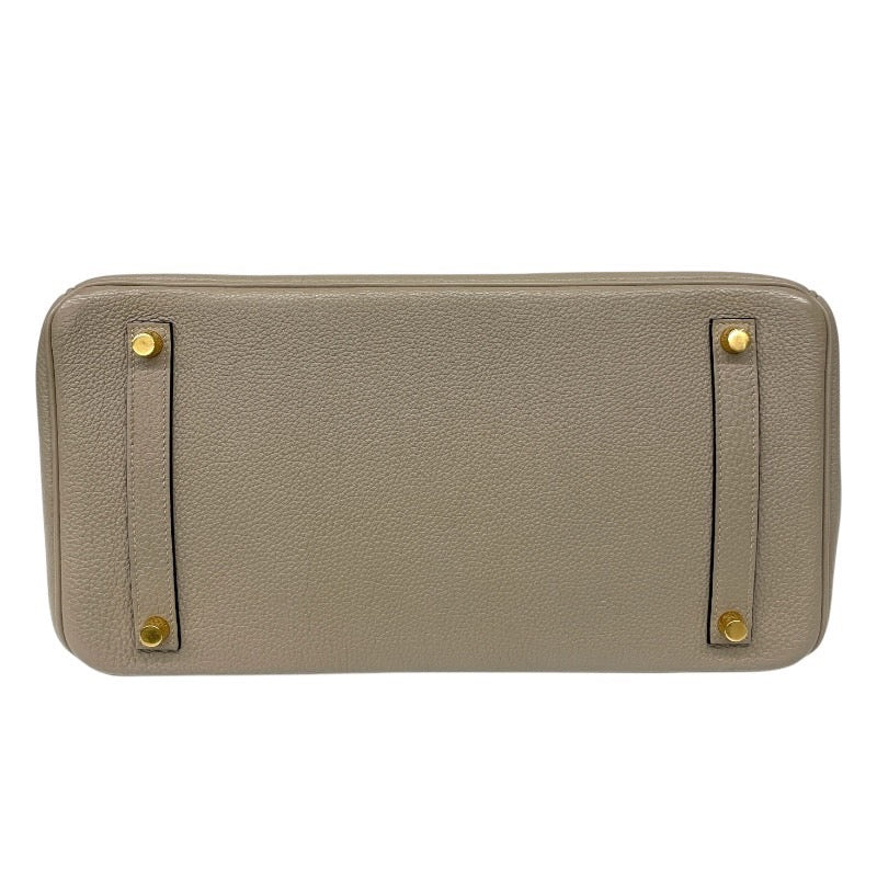 【HERMES】エルメス バーキン35 ハンドバッグ トゴ レディース トゥルティエールグレー トート □O刻印 ゴールド金具