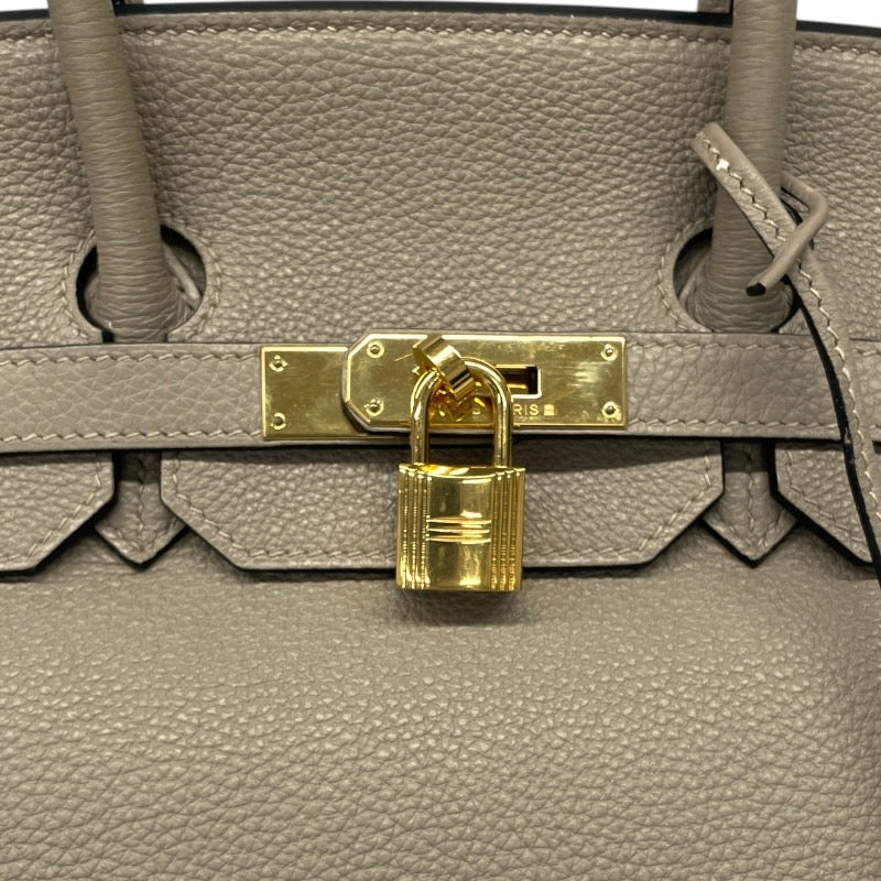 【HERMES】エルメス バーキン35 ハンドバッグ トゴ レディース トゥルティエールグレー トート □O刻印 ゴールド金具