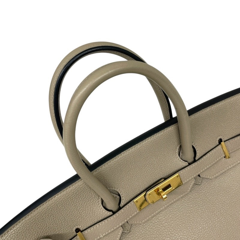 【HERMES】エルメス バーキン35 ハンドバッグ トゴ レディース トゥルティエールグレー トート □O刻印 ゴールド金具