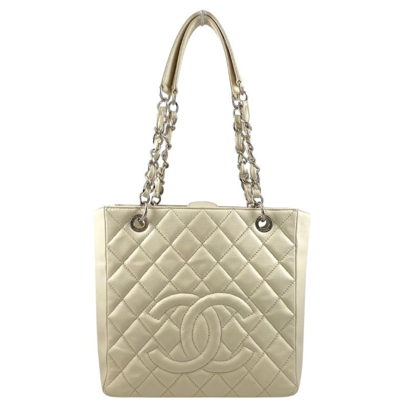 【CHANEL】シャネル PST チェーントート A50994 トートバッグ レディース キャビアスキン ココマーク ハンド