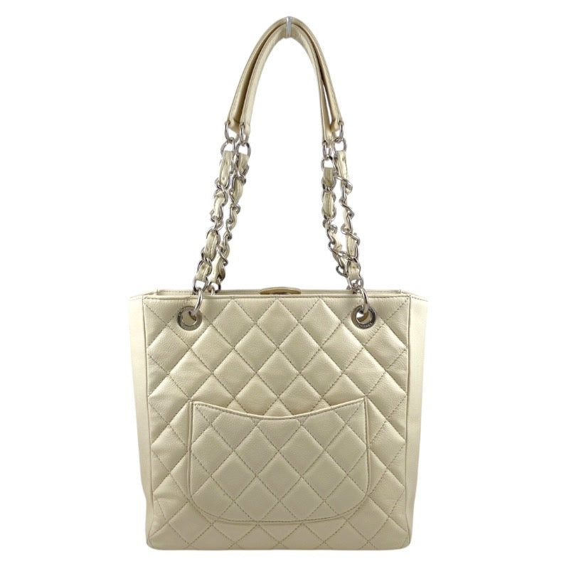【CHANEL】シャネル PST チェーントート A50994 トートバッグ レディース キャビアスキン ココマーク ハンド