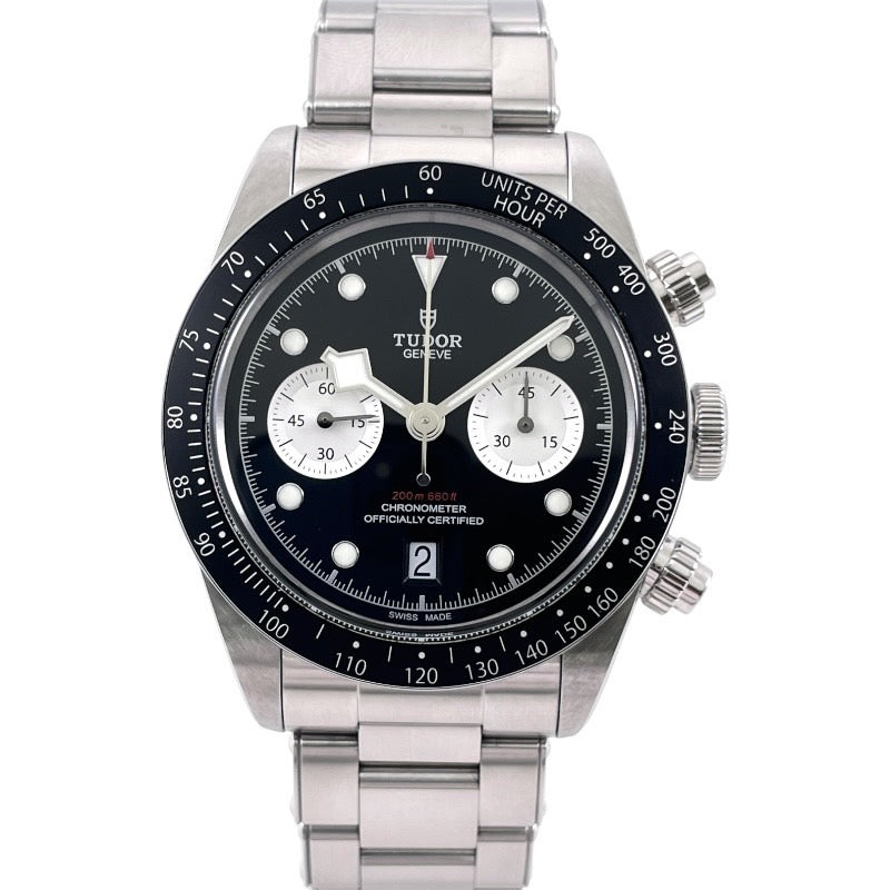 【TUDOR】チューダー チュードル 79360N 腕時計 ステンレススチール メンズ ブラックベイ クロノグラフ 2023年ギャラ