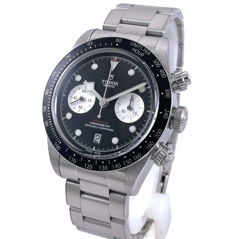 【TUDOR】チューダー チュードル 79360N 腕時計 ステンレススチール メンズ ブラックベイ クロノグラフ 2023年ギャラ