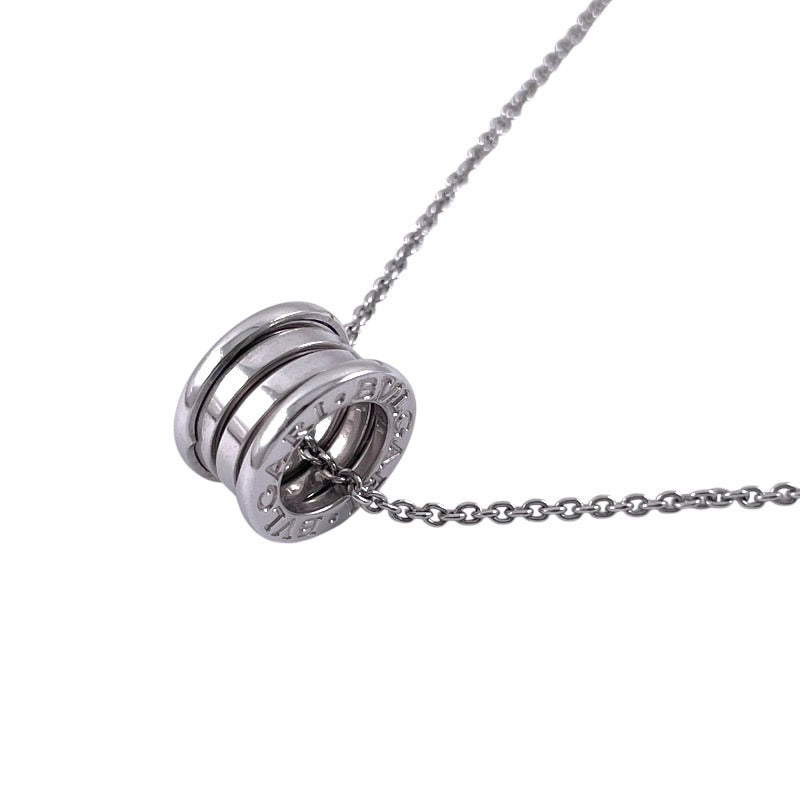 【BVLGARI】ブルガリ B-zero1 ネックレス K18ホワイトゴールド レディース ビーゼロワン 750 メンズ