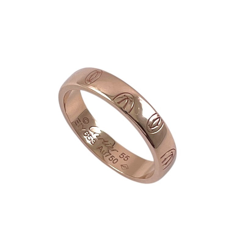 【CARTIER】カルティエ ハッピーバースデー リング・指輪 K18ピンクゴールド レディース 750 55号 日本サイズ15号