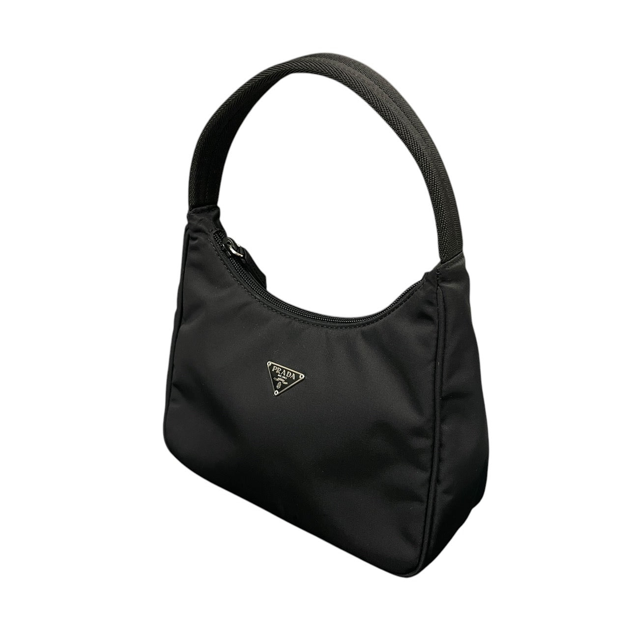 【PRADA】プラダ アクセサリーポーチ MV519 ハンドバッグ ナイロン レディース 黒 ブラック ミニバッグ