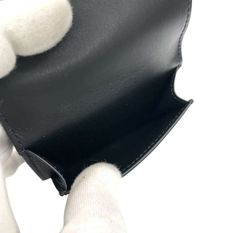 【LOEWE】ロエベ アナグラム トライフォールド C821TR2X02 三つ折り財布 レザー レディース 黒 ブラック