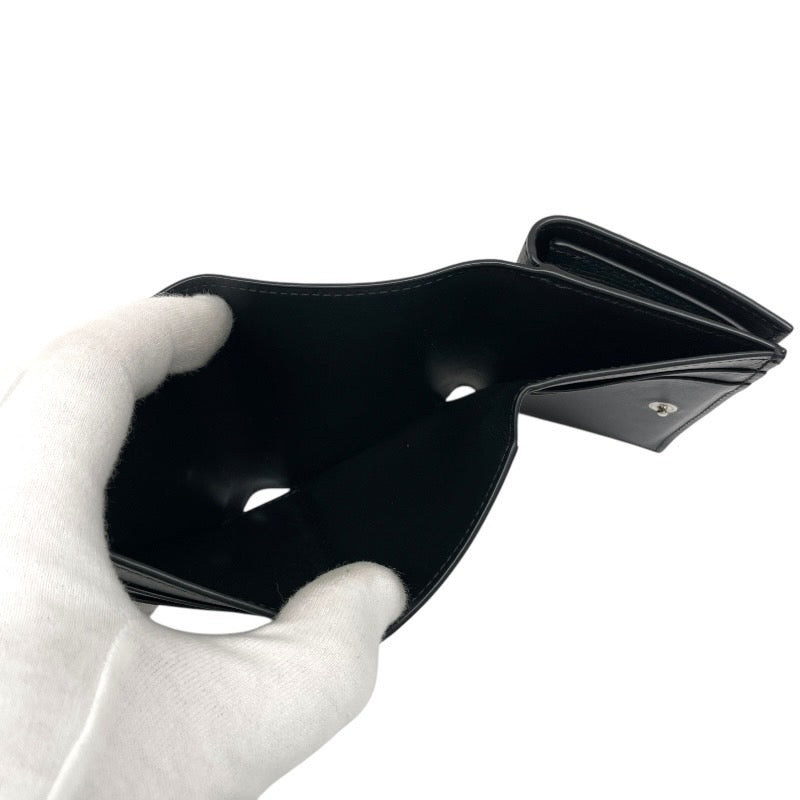 【LOEWE】ロエベ アナグラム トライフォールド C821TR2X02 三つ折り財布 レザー レディース 黒 ブラック