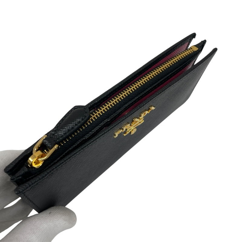 【PRADA】プラダ サフィアーノ マルチカラー 黒 ブラック 現行モデル 1ML009 長財布 レザー レディース