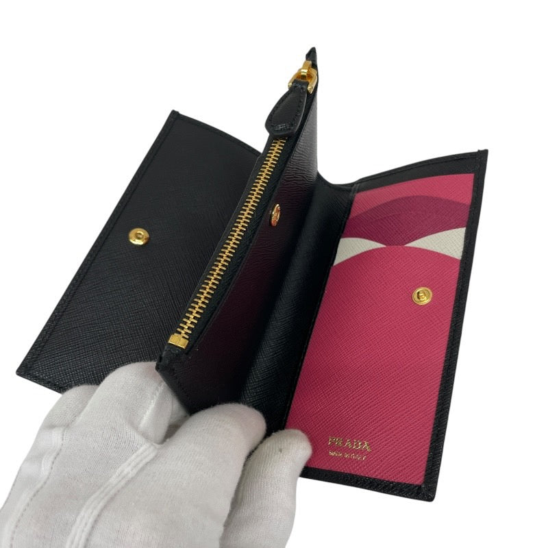 PRADA プラダ サフィアーノ 長財布 レディース レザー ブラック　黒 PRADA プラダ サフィアーノ 1M1133 長財布 レディース レザー