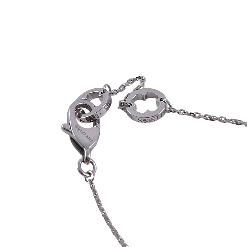 【BVLGARI】ブルガリ フィオレヴァー 358157 ネックレス K18ホワイトゴールド レディース 750 Fiorever ダイヤモンド