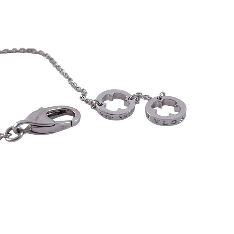 【BVLGARI】ブルガリ フィオレヴァー 358157 ネックレス K18ホワイトゴールド レディース 750 Fiorever ダイヤモンド