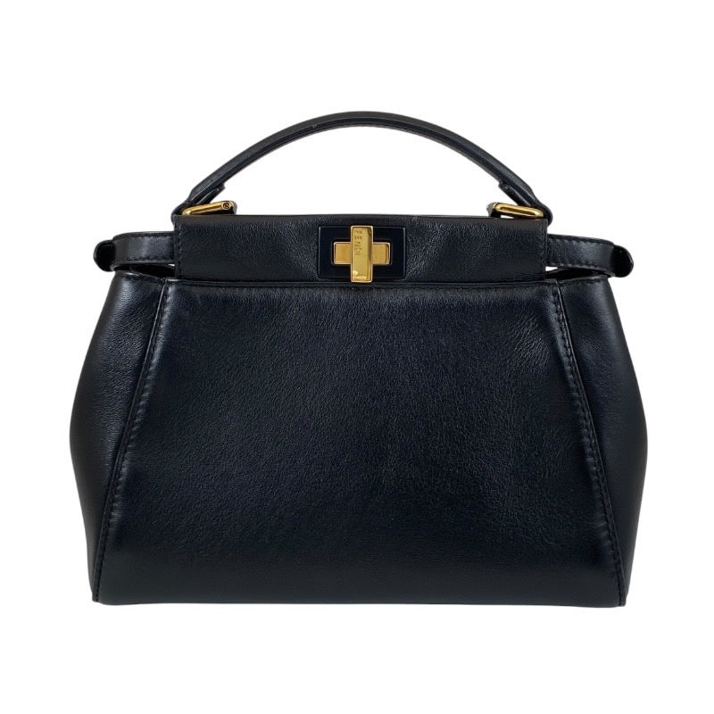 【FENDI】フェンディ ピーカブー ミニ バグズ モンスターアイ 8BN244 ハンドバッグ レザー レディース 2WAY ショルダー