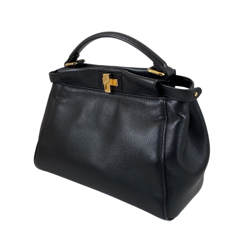 【FENDI】フェンディ ピーカブー ミニ バグズ モンスターアイ 8BN244 ハンドバッグ レザー レディース 2WAY ショルダー