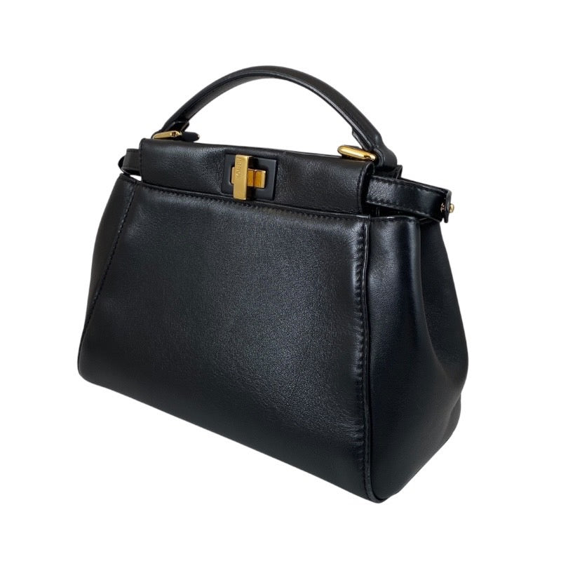 【FENDI】フェンディ ピーカブー ミニ バグズ モンスターアイ 8BN244 ハンドバッグ レザー レディース 2WAY ショルダー