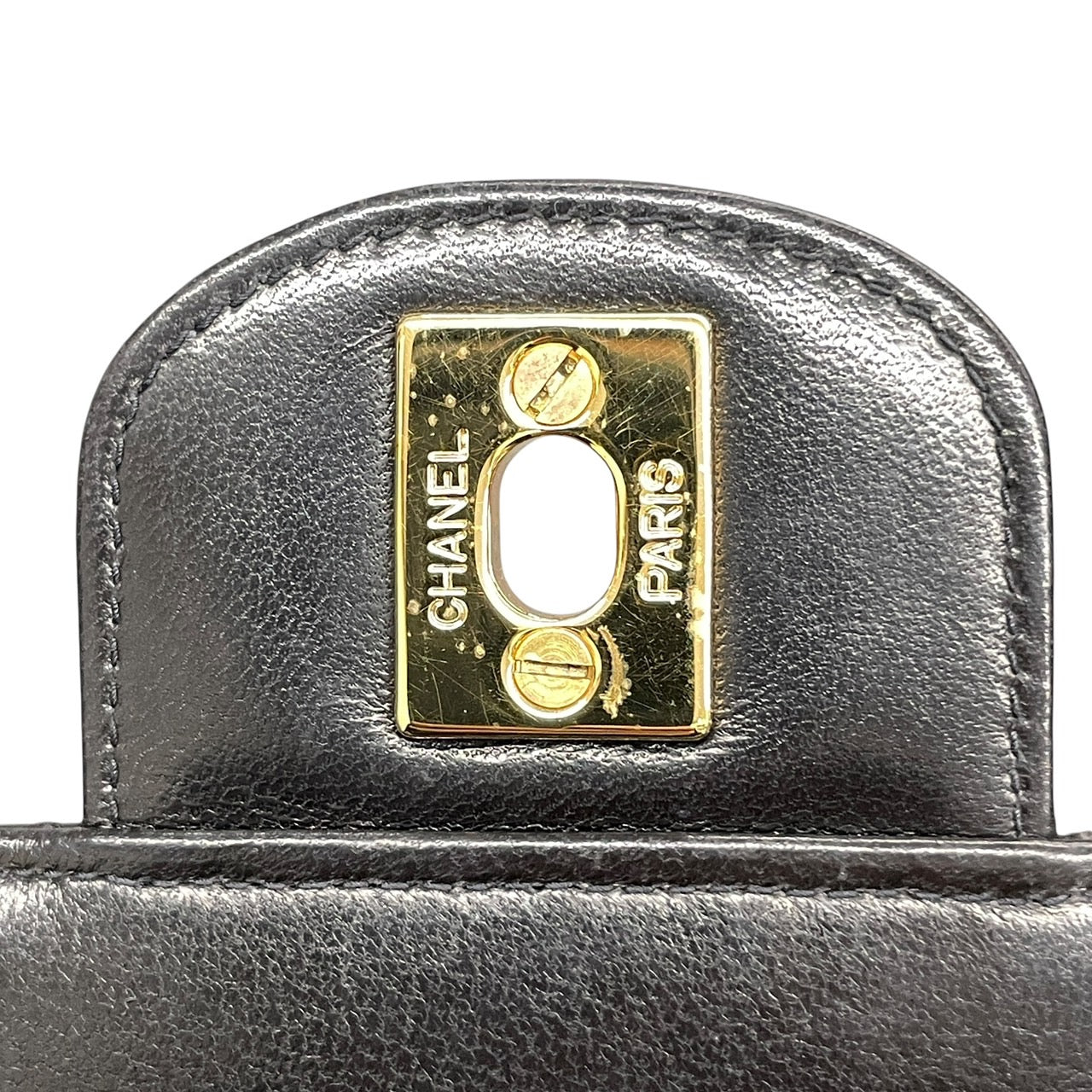 【CHANEL】シャネル ダイアナ ショルダーバッグ ラムスキン レディース マトラッセ23 チェーンショルダー 黒 ブラック