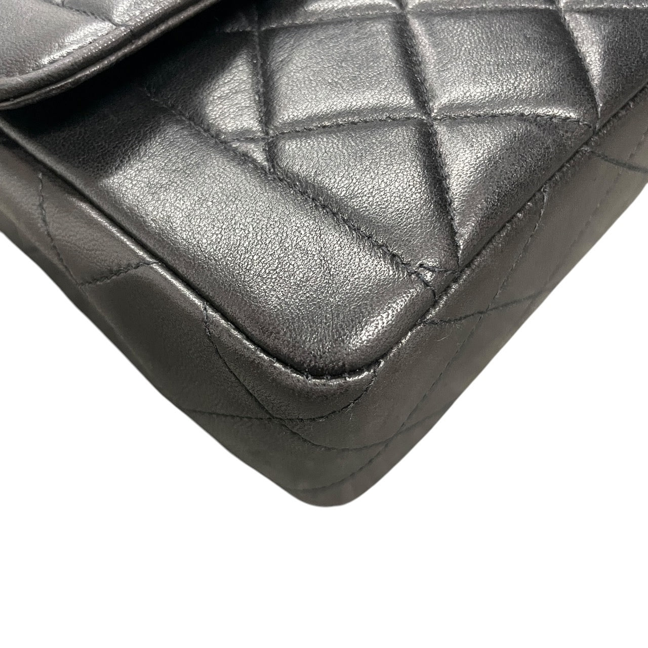 【CHANEL】シャネル ダイアナ ショルダーバッグ ラムスキン レディース マトラッセ23 チェーンショルダー 黒 ブラック