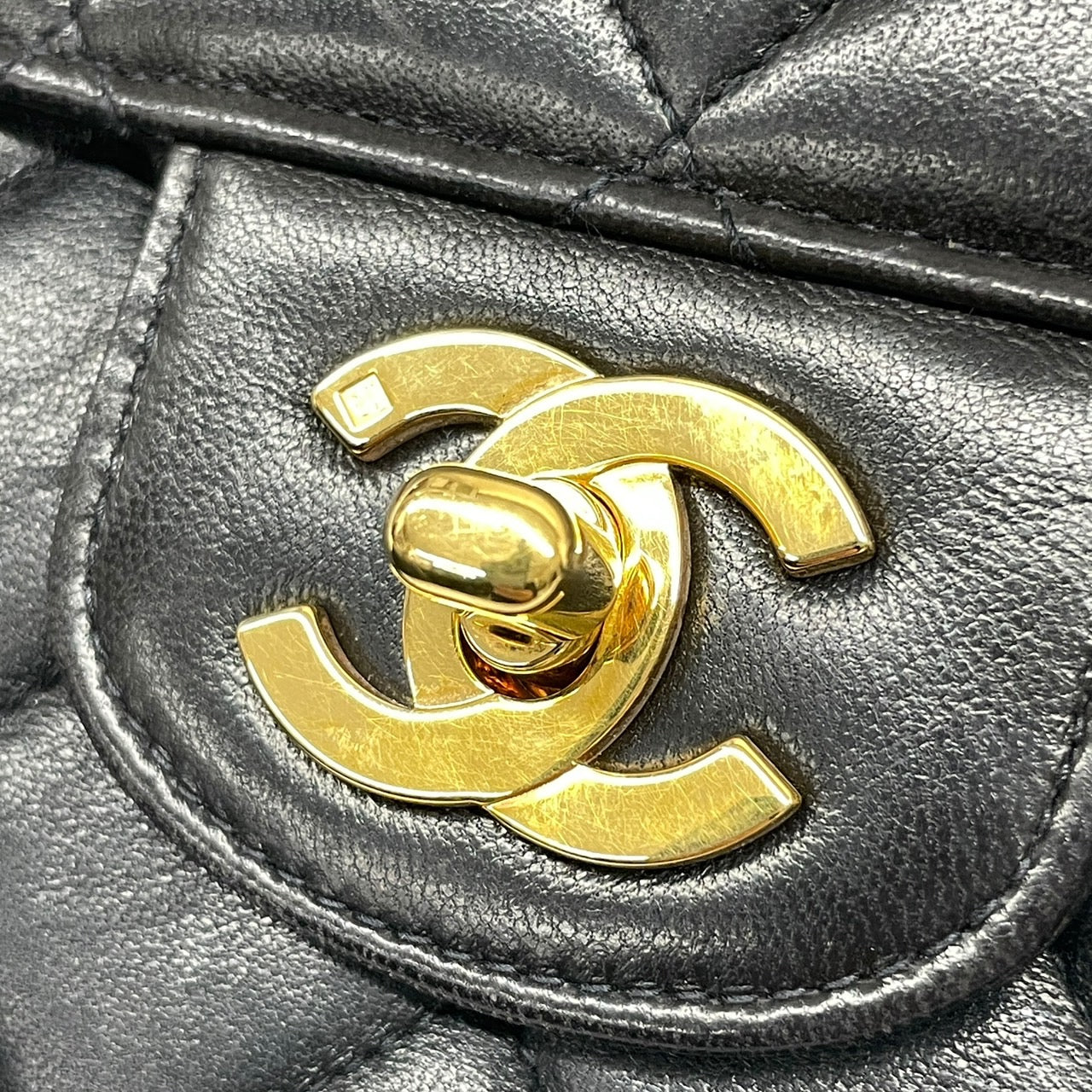 【CHANEL】シャネル ダイアナ ショルダーバッグ ラムスキン レディース マトラッセ23 チェーンショルダー 黒 ブラック
