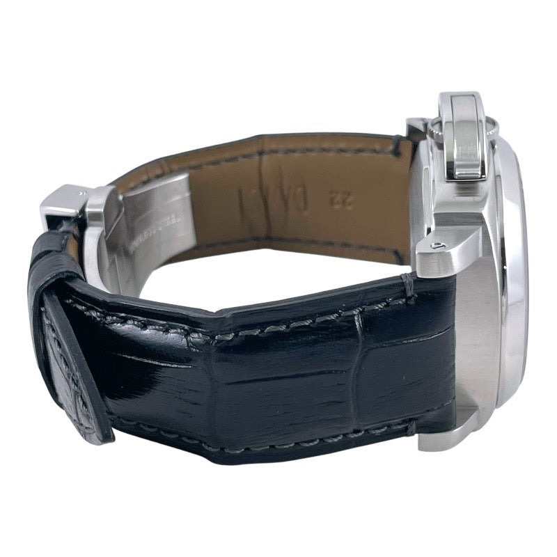 【PANERAI】パネライ ルミノールマリーナ 40mm PAM00049 腕時計 SS/レザー メンズ 自動巻き 白文字盤 G番