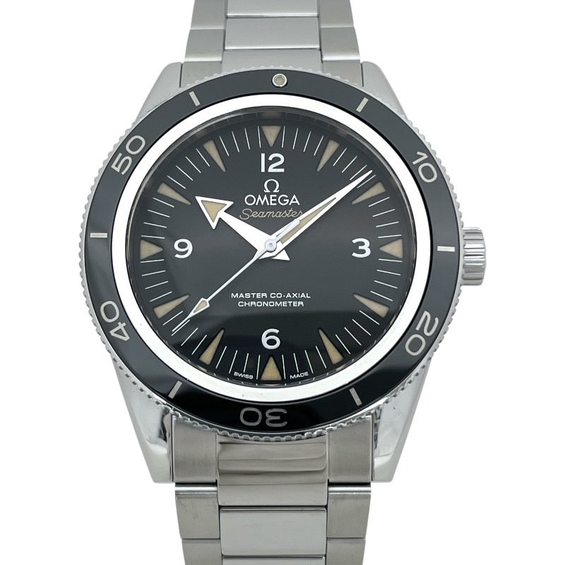 【OMEGA】オメガ シーマスター 300m 233.30.41.21.01.001 腕時計 ステンレススチール メンズ マスターコーアクシャル クロノメーター 自動巻き